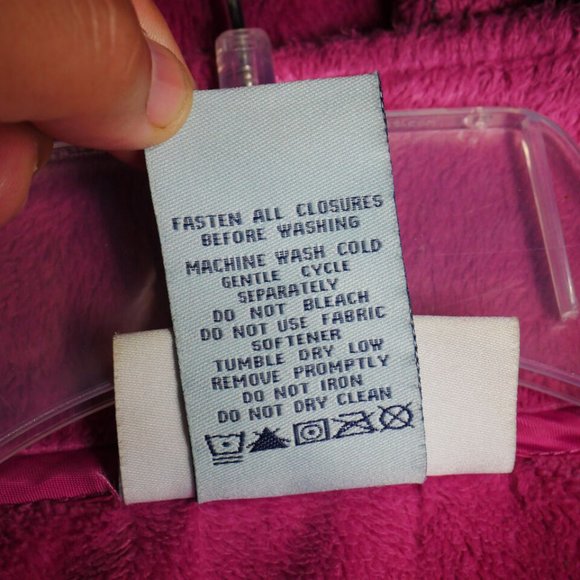 Free Country Girls Size L Hooded Winter Jacket Gray Pink - Picture 5 of 14